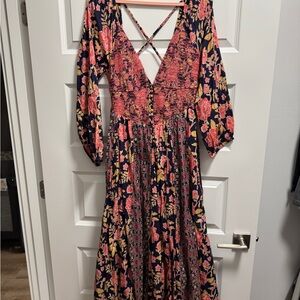 Free People Floral Maxi Dress